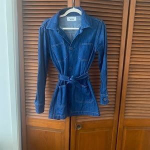 Reformation Dylan Jacket in Indigo
